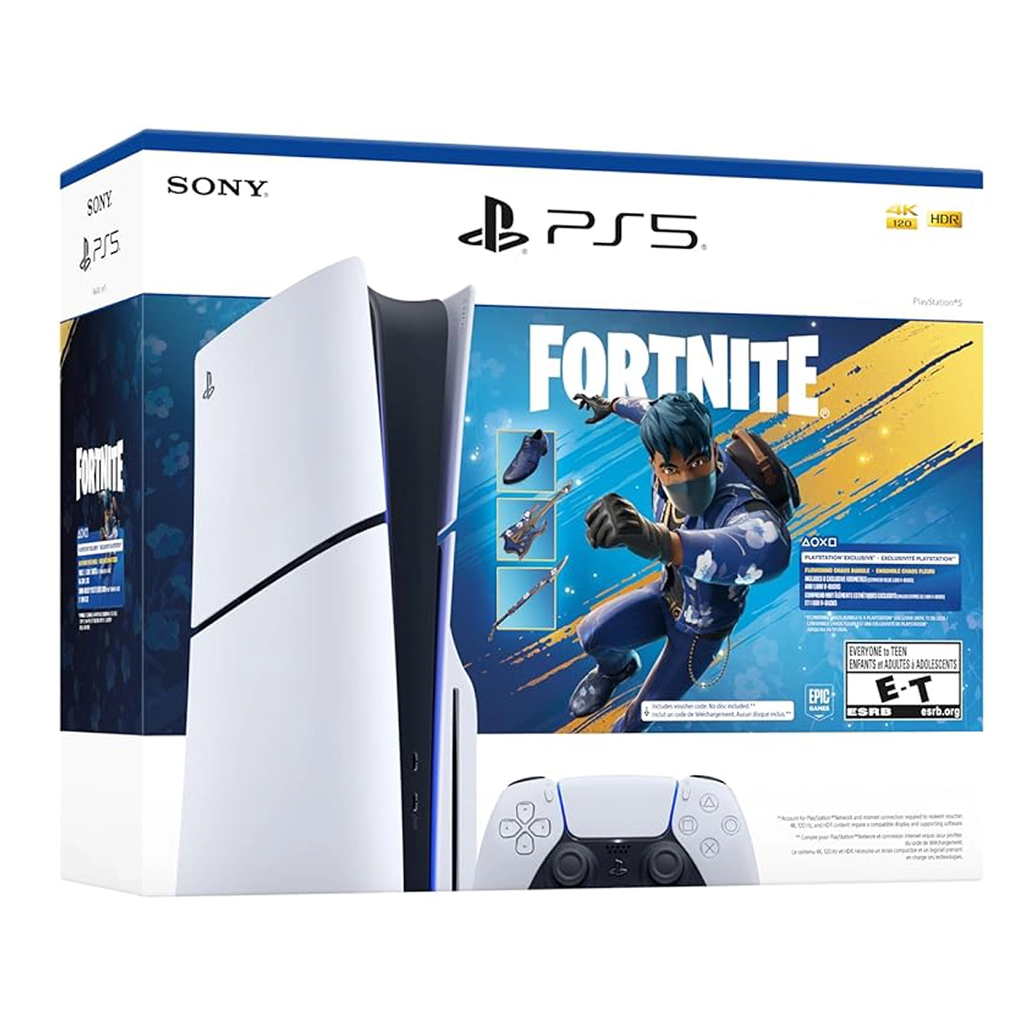 Игровая приставка Sony PlayStation 5 Slim Fortnite Flowering Chaos (c дисководом) (PS5 Slim)