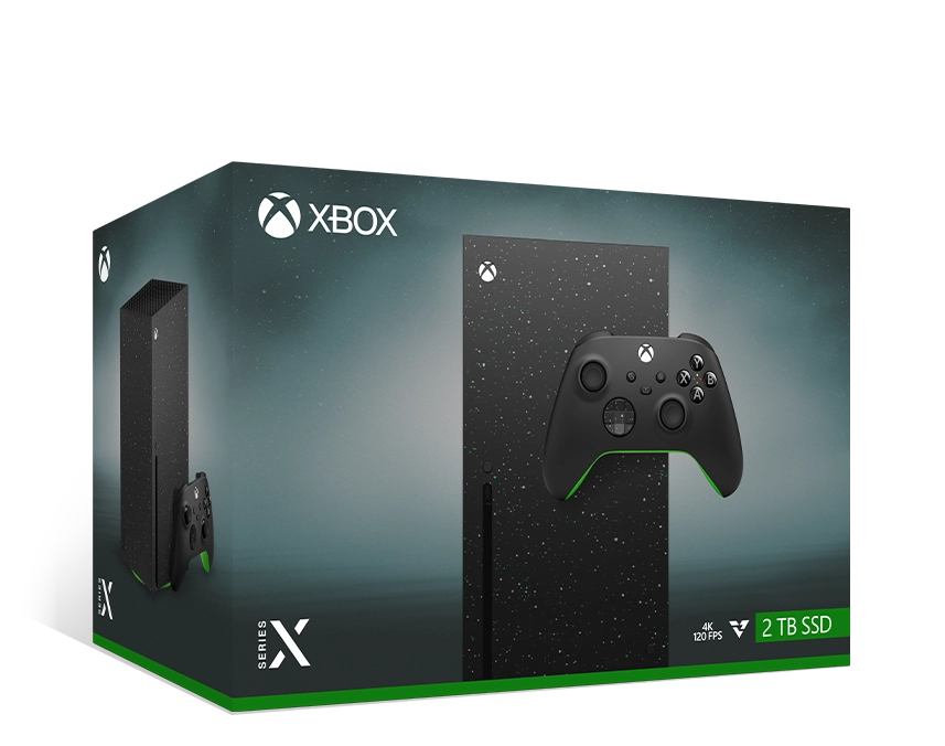 Игровая приставка Microsoft Xbox Series X Galaxy Black 2TB SSD (с дисководом)
