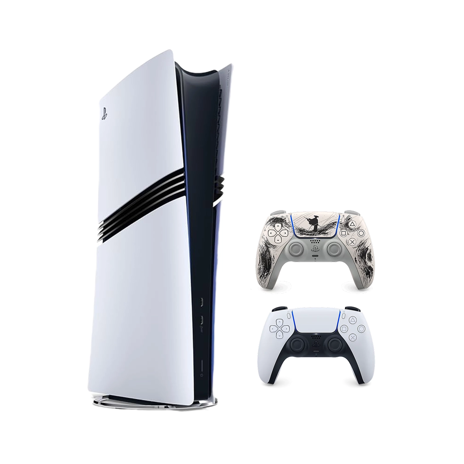 Игровая приставка Sony PlayStation 5 Pro (PS5 Pro) + 2 геймпад Ghost of Yotei Black