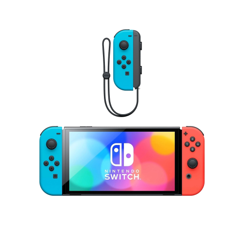 Игровая приставка Nintendo Switch OLED Neon Blue/Neon Red + Joy-Con Neon Blue (L)
