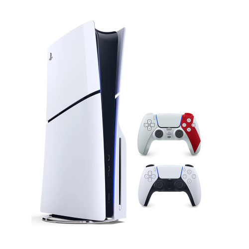 Игровая приставка Sony PlayStation 5 Slim (с дисководом) (PS5 Slim) + 2 геймпад God of War 20th