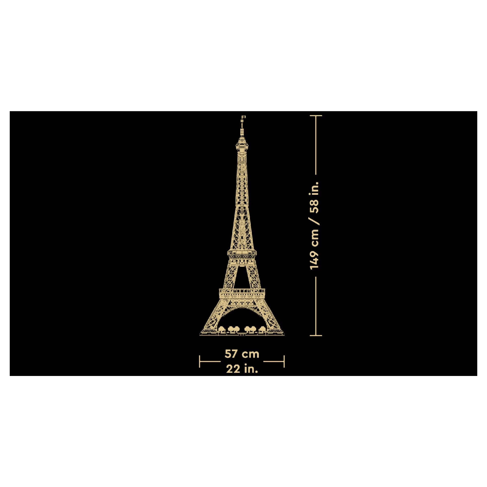 Конструктор LEGO Icons Eiffel Tower (10307)