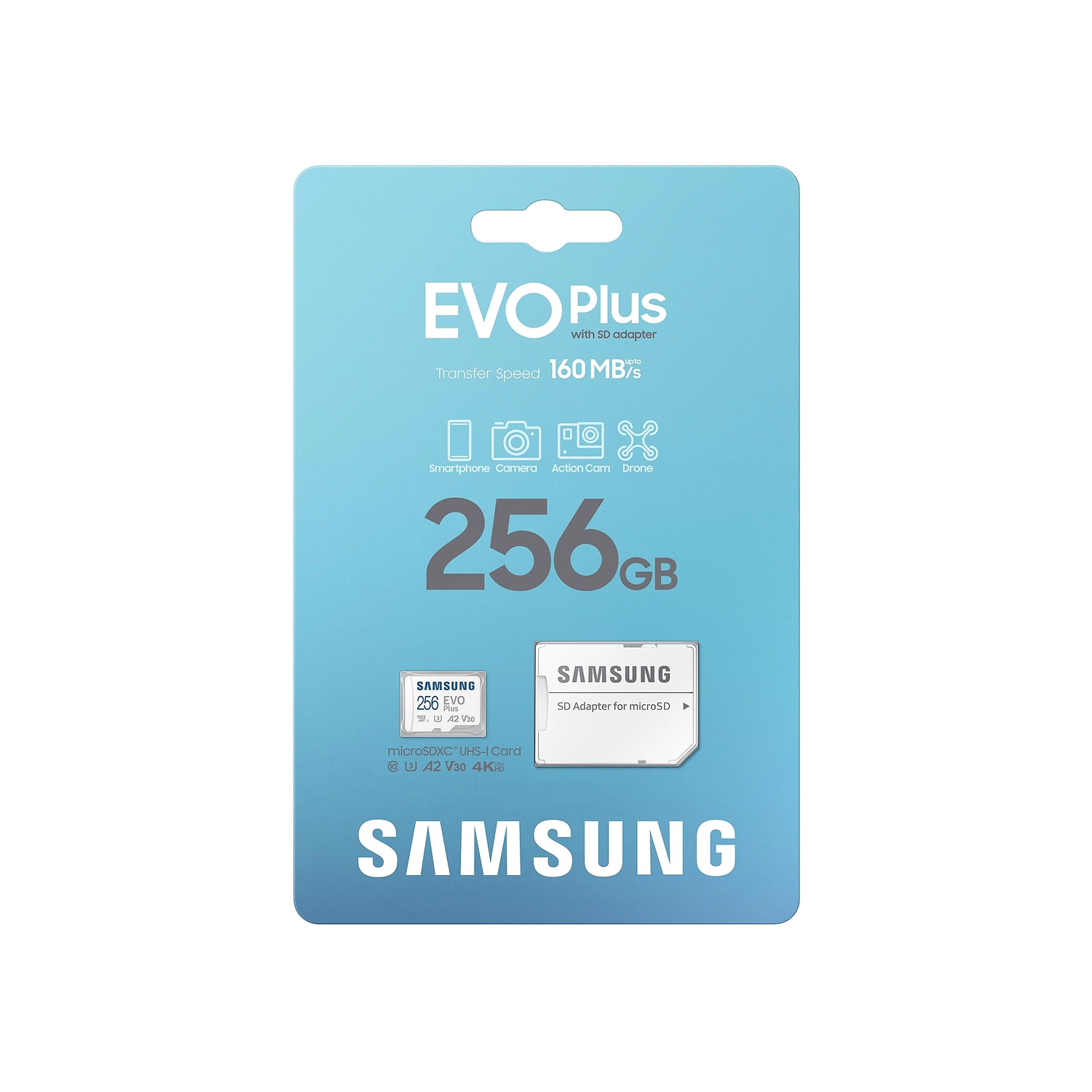 Карта памяти Samsung EVO Plus 256GB New Gen
