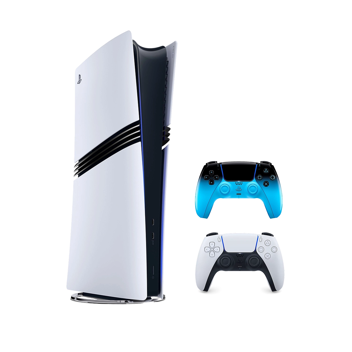 Игровая приставка Sony PlayStation 5 Pro (PS5 Pro) + 2 геймпад Rhythm Blue