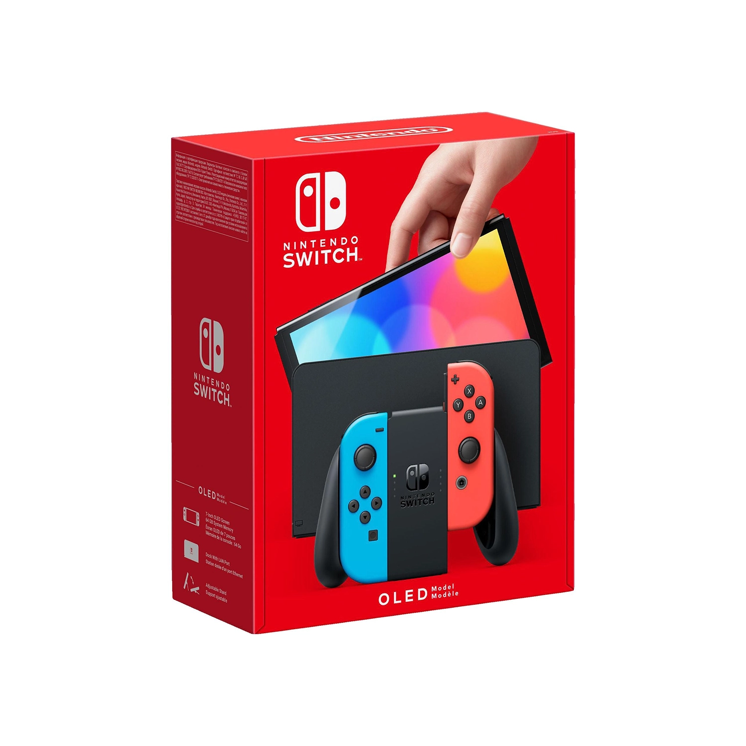 Игровая приставка Nintendo Switch OLED Neon Blue/Neon Red