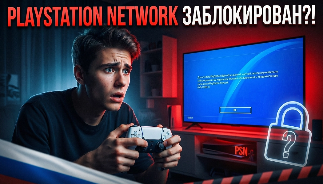 Sony блокирует российские аккаунты PSN?