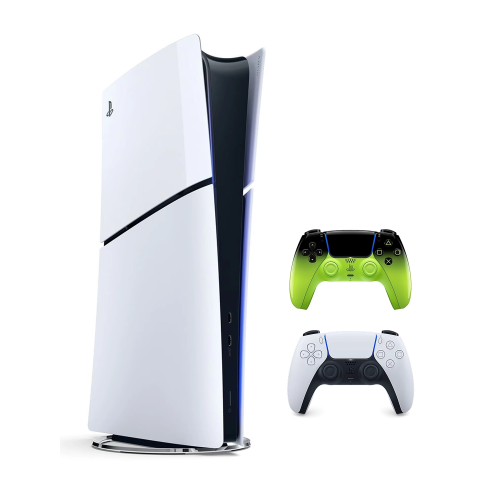 Игровая приставка Sony PlayStation 5 Slim Digital Edition (PS5 Slim) + 2 геймпад Remix Green