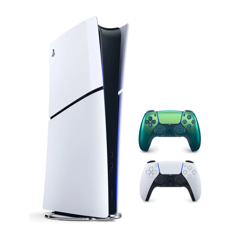 Игровая приставка Sony PlayStation 5 Slim Digital Edition (PS5 Slim) + 2 геймпад Chroma Teal