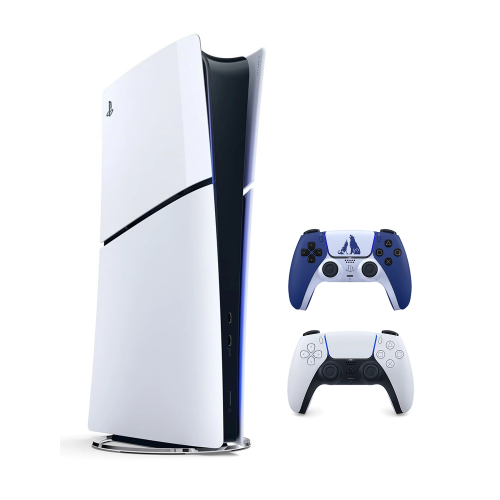 Игровая приставка Sony PlayStation 5 Slim Digital Edition (PS5 Slim) + 2 геймпад God of War Ragnarok