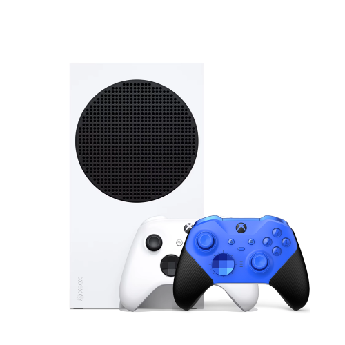 Игровая приставка Microsoft Xbox Series S + 2 геймпад Elite Series 2 Core Blue