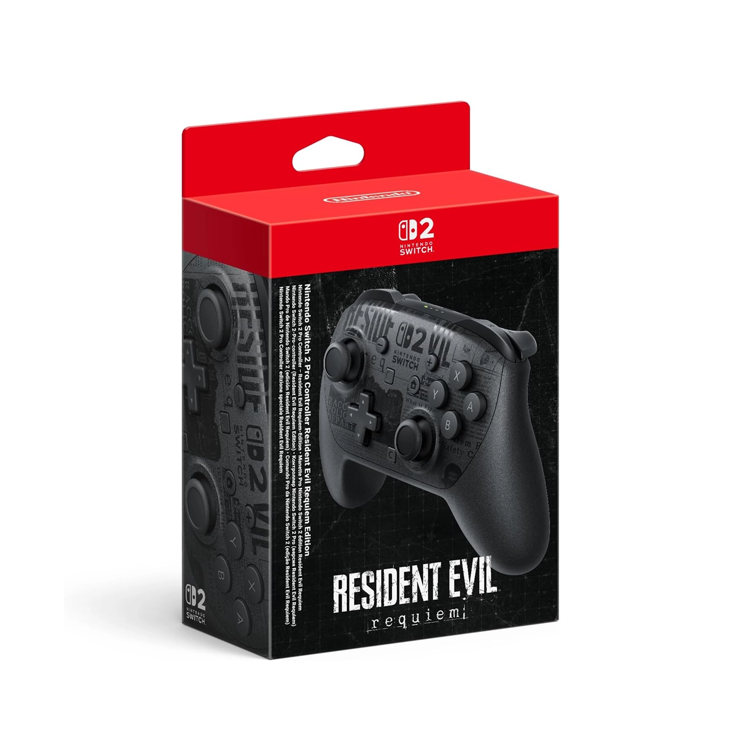 Геймпад Nintendo Switch 2 Pro Controller BioHazard Requiem Edition