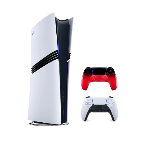 Игровая приставка Sony PlayStation 5 Pro (PS5 Pro) + 2 геймпад Techno Red