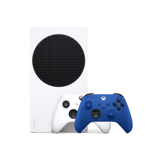 Игровая приставка Microsoft Xbox Series S + 2 геймпад Shock Blue