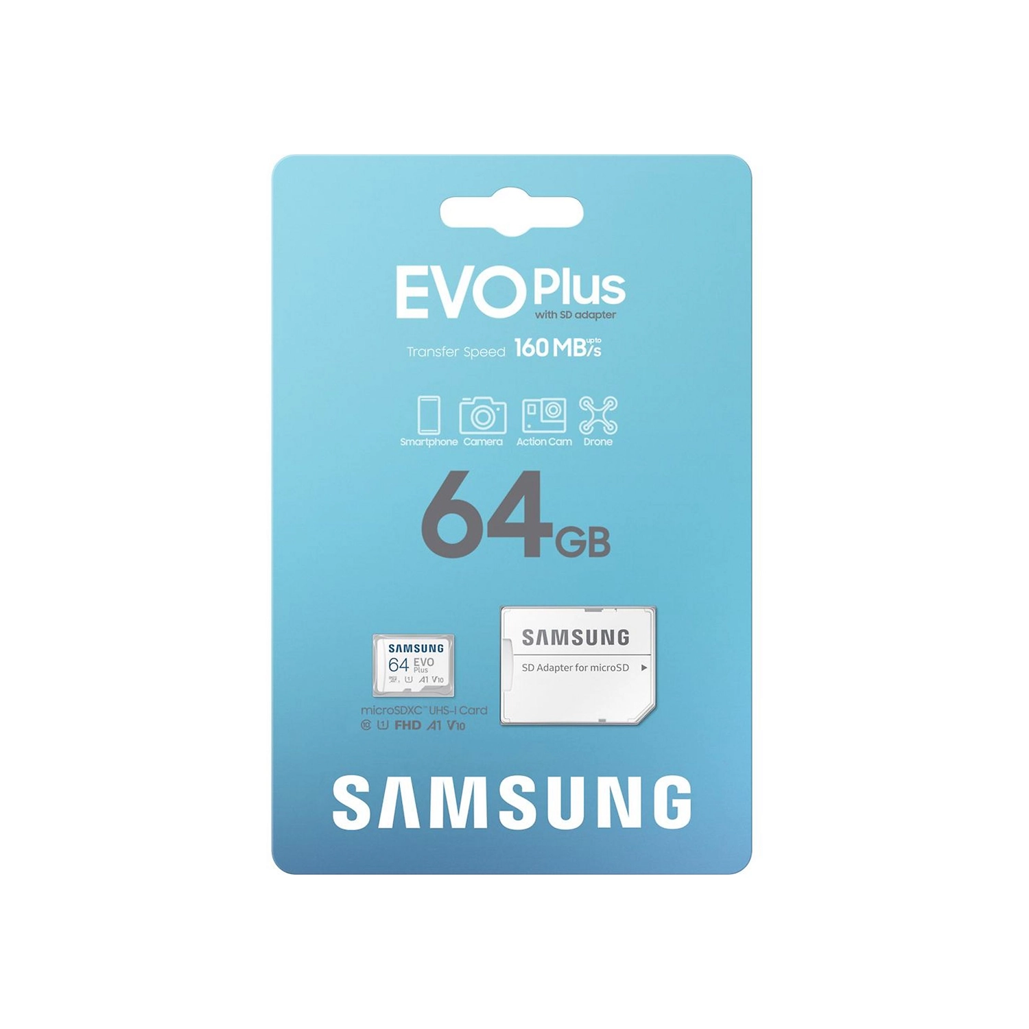 Карта памяти Samsung EVO Plus 64GB New Gen