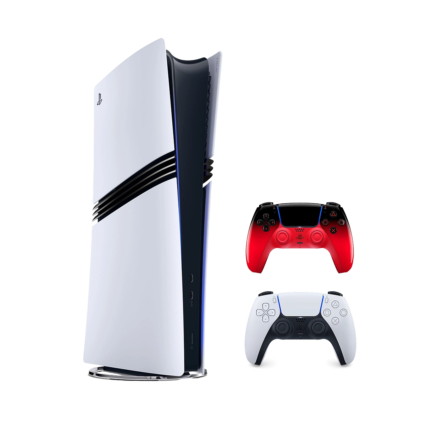 Игровая приставка Sony PlayStation 5 Pro (PS5 Pro) + 2 геймпад Techno Red