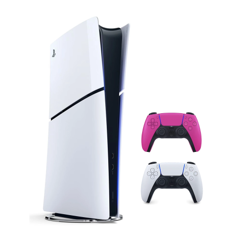 Игровая приставка Sony PlayStation 5 Slim Digital Edition (PS5 Slim) + 2 геймпад Nova Pink