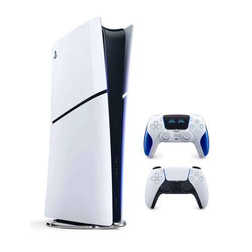 Игровая приставка Sony PlayStation 5 Slim Digital Edition (PS5 Slim) + 2 геймпад Astro Bot Joyful