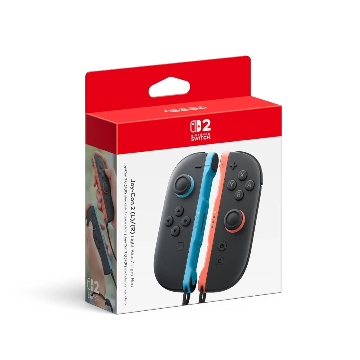 Контроллеры Joy-Con 2 Light Blue/Light Red
