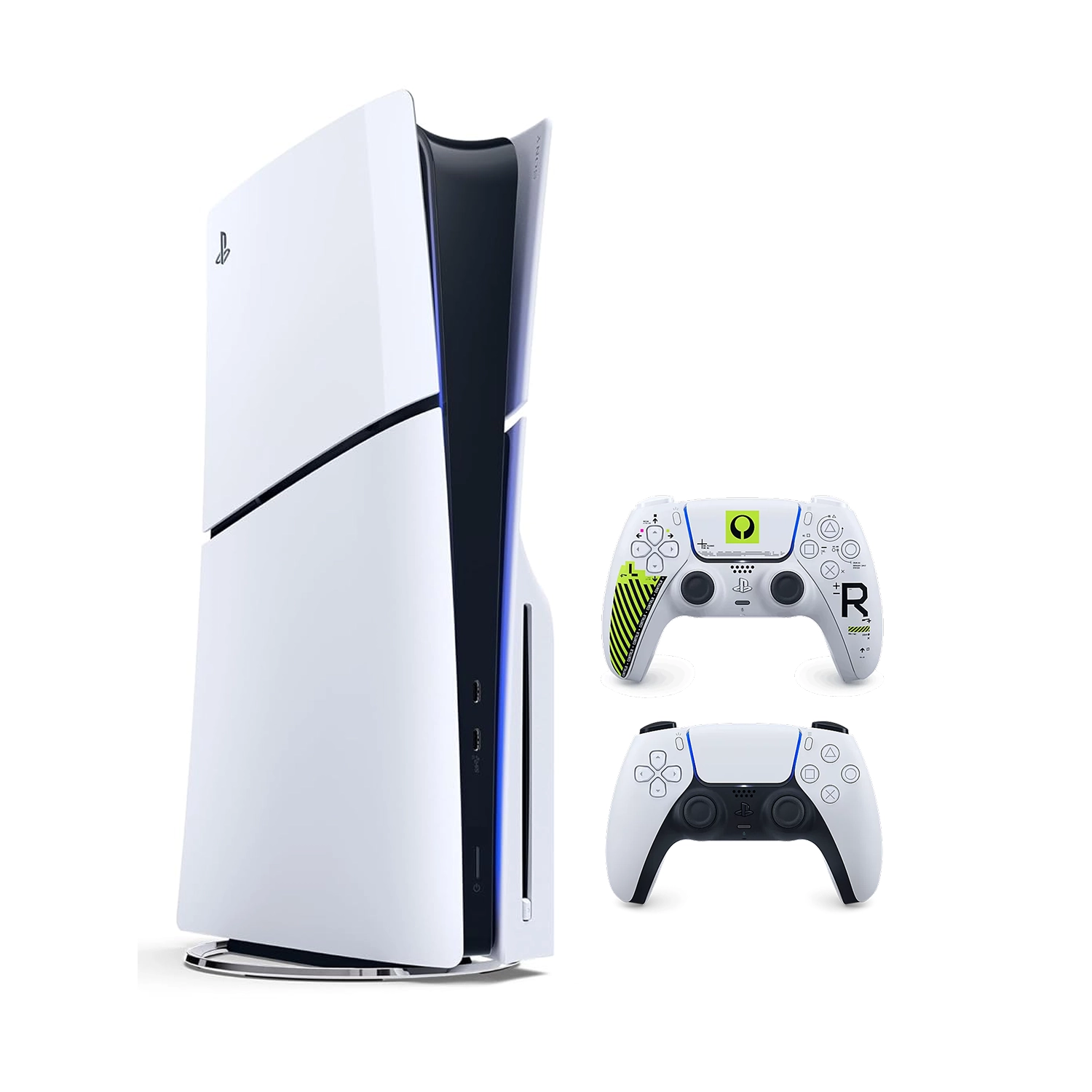 Игровая приставка Sony PlayStation 5 Slim (c дисководом) (PS5 Slim) + 2 геймпад Marathon