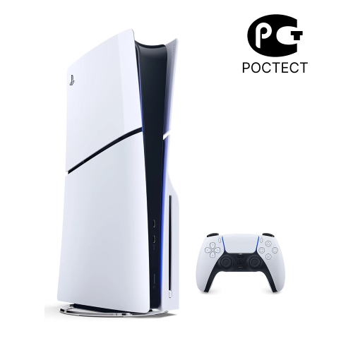 Игровая приставка Sony PlayStation 5 Slim 1TB SSD (c дисководом) (PS5 Slim, CFI-2008A/2108A, РСТ)