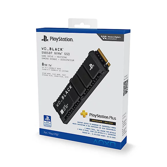 SSD 8TB WD BLACK Internal SN850P NVMe SSD Game Drive