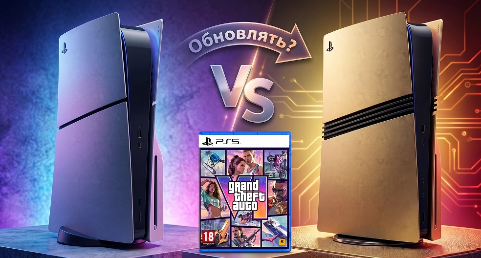 Переход с PS5 Slim на Pro для GTA 6