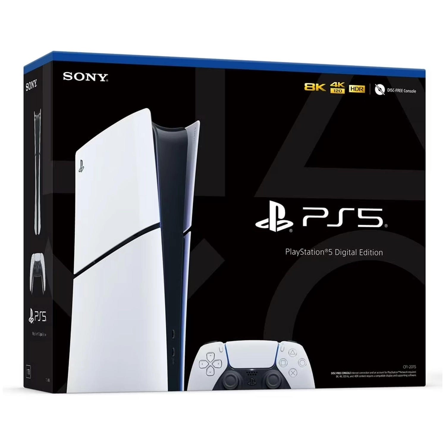 Игровая приставка Sony PlayStation 5 Slim Digital Edition (PS5 Slim) + 2 геймпад Chroma Teal