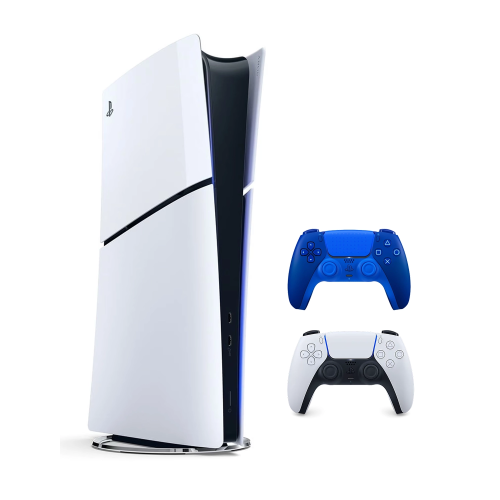 Игровая приставка Sony PlayStation 5 Slim Digital Edition (PS5 Slim) + 2 геймпад Icon Blue